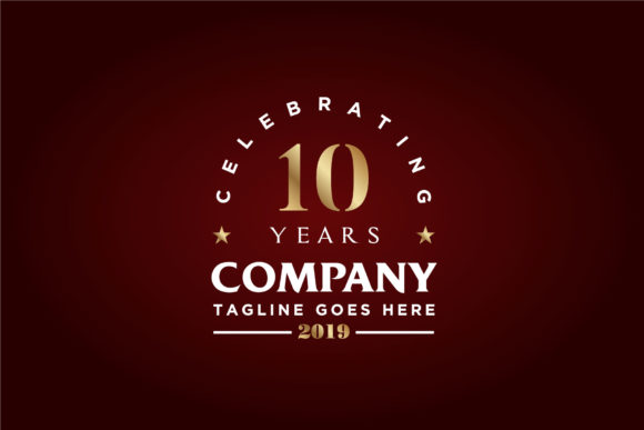 Download Anniversary 10th Celebrate Company Logo - Company Collection