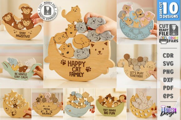Download Balance Games Laser Cut Bundle|Toys SVG - Balance Collection