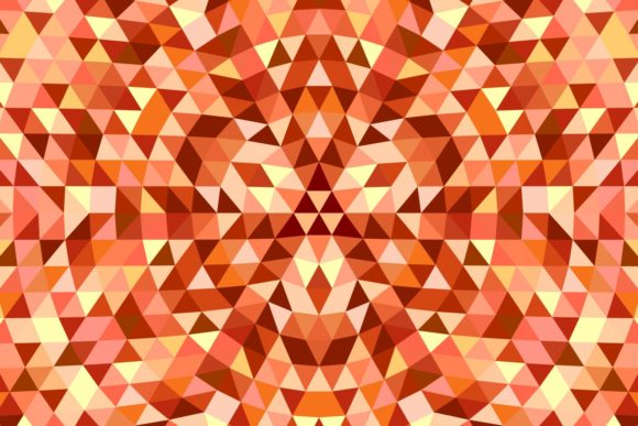 Download Triangle Mosaic Mandala Background - Triangle Collection